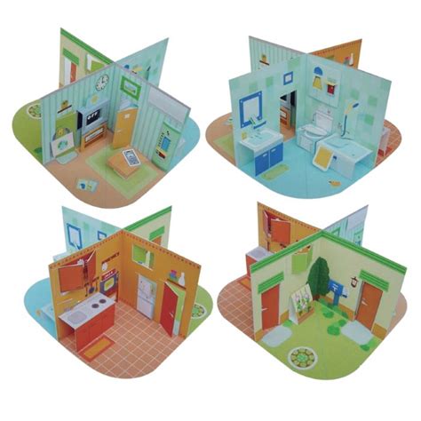 pop up dolls house|printable pop up doll house.